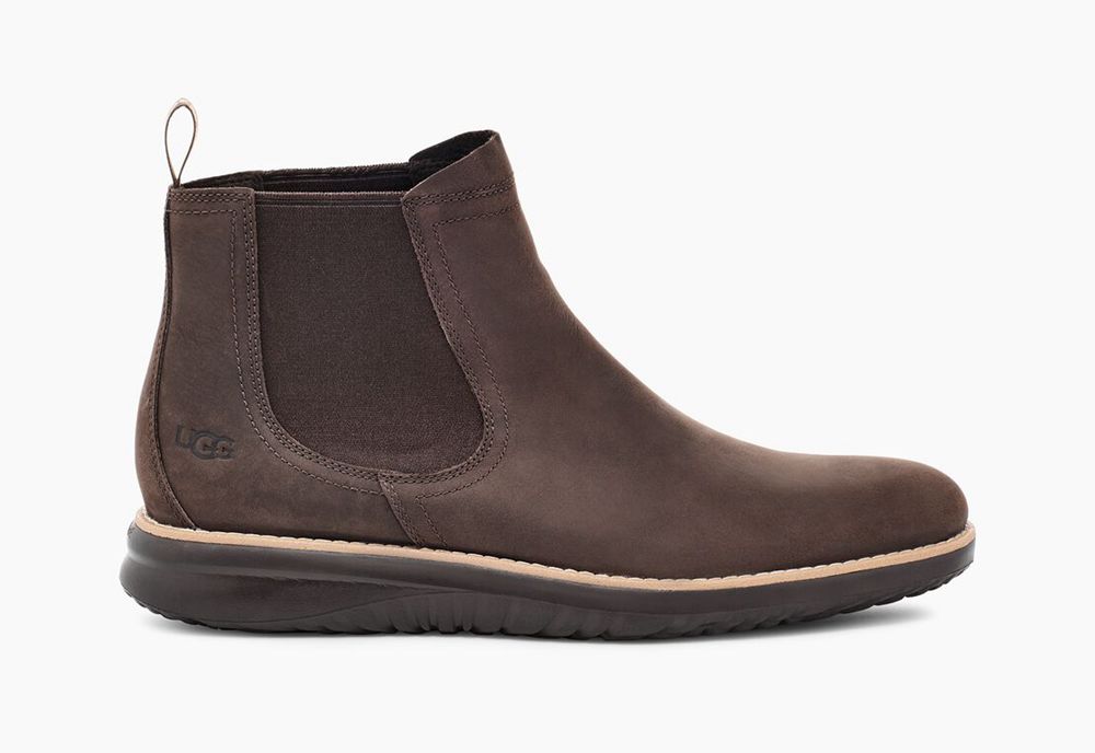 Ugg Union Weather - Mens Chelsea Boots - Brown - NZ (5392JLAEI)